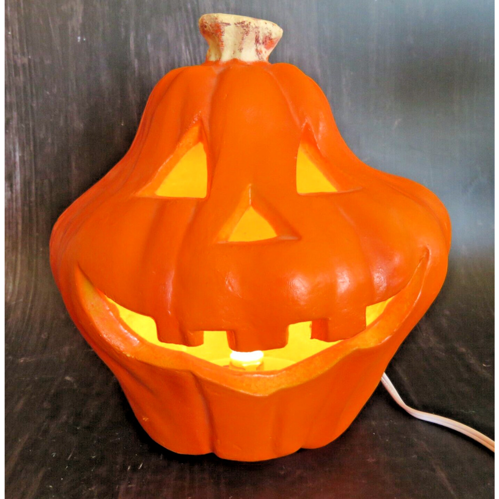 Vintage 1998 Halloween Jack O Lantern Pumpkin Light The Paper Magic Group Light